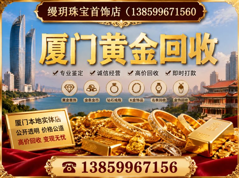思明区厦门黄金回收展示图